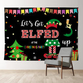 Aperturee - Fiesta Clown Merry Christmas Backdrop For Holiday
